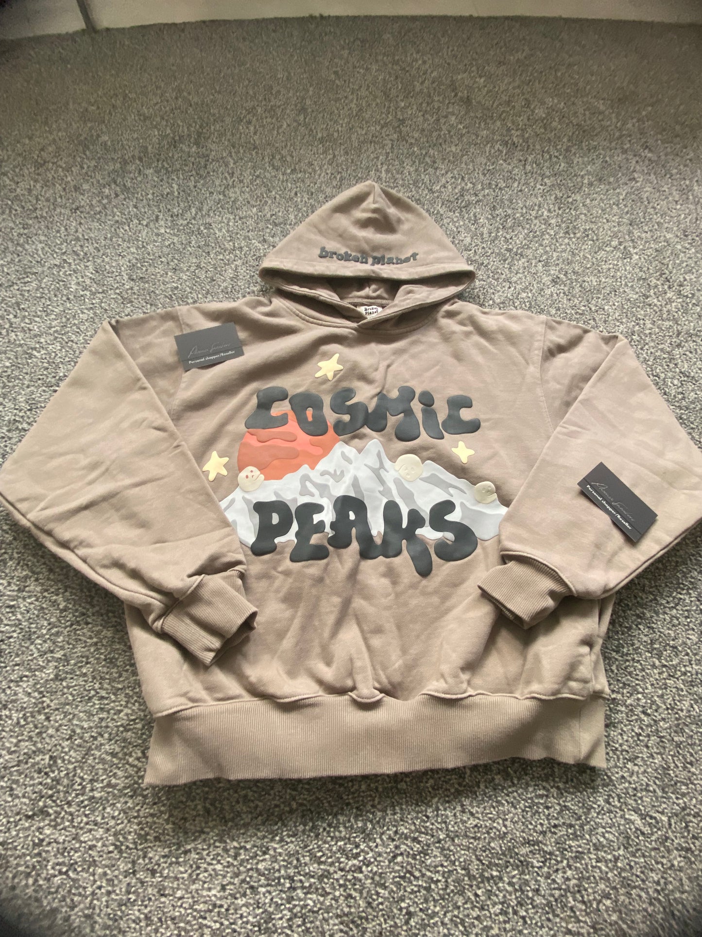 Broken planet 'cosmic peaks' hoodie