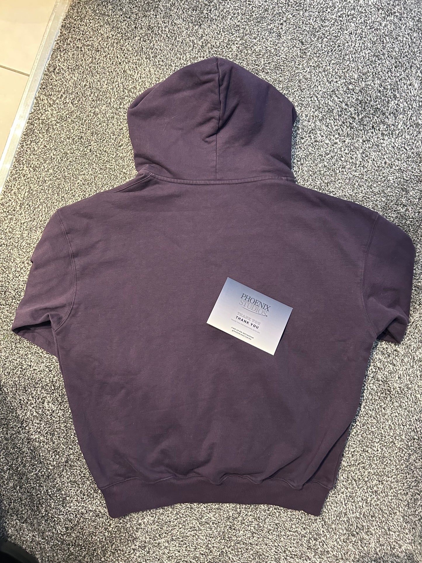 Broken planet 'basics' zip up hoodie nightshade