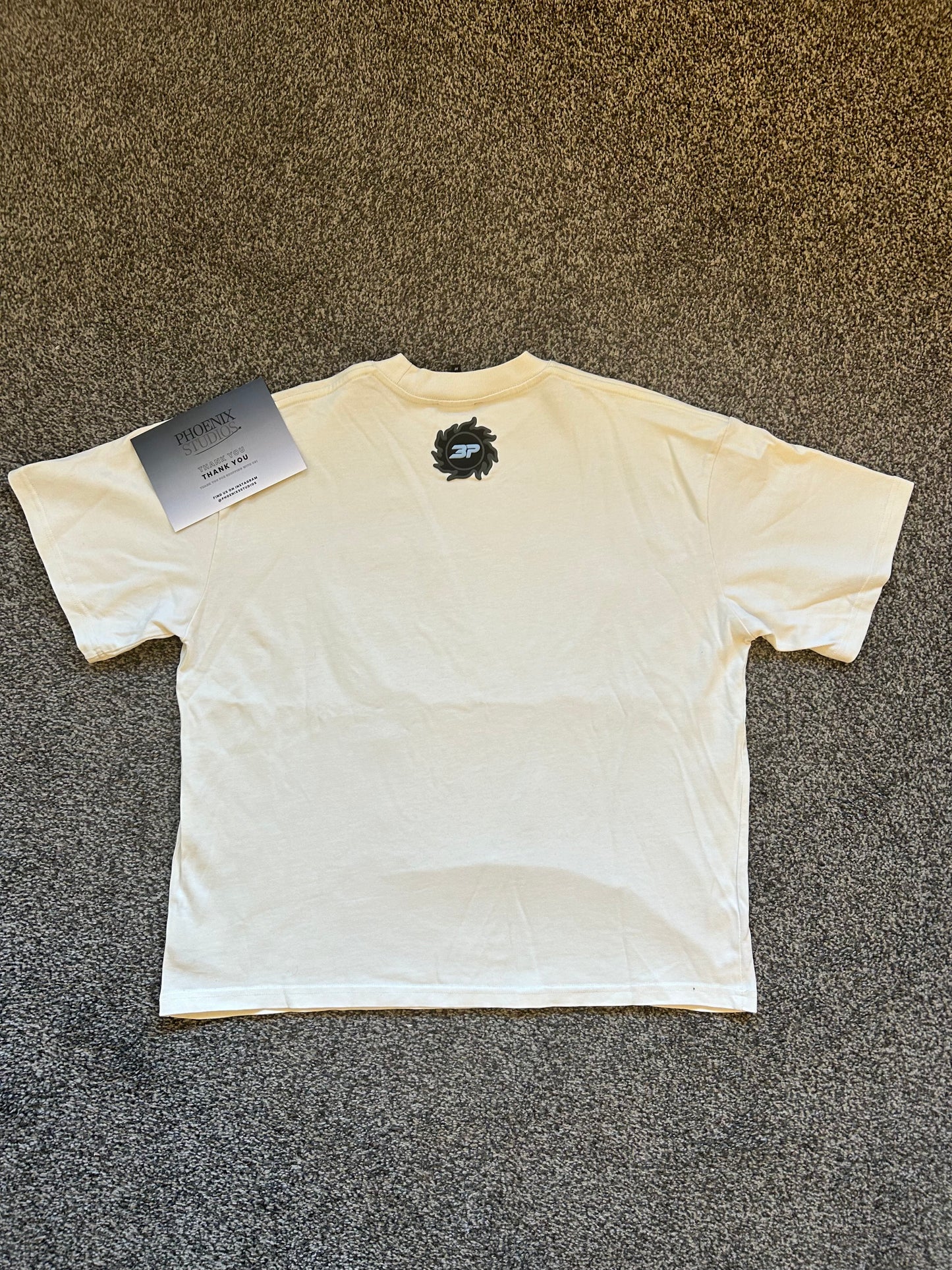 Broken planet 'star gazing' t shirt white