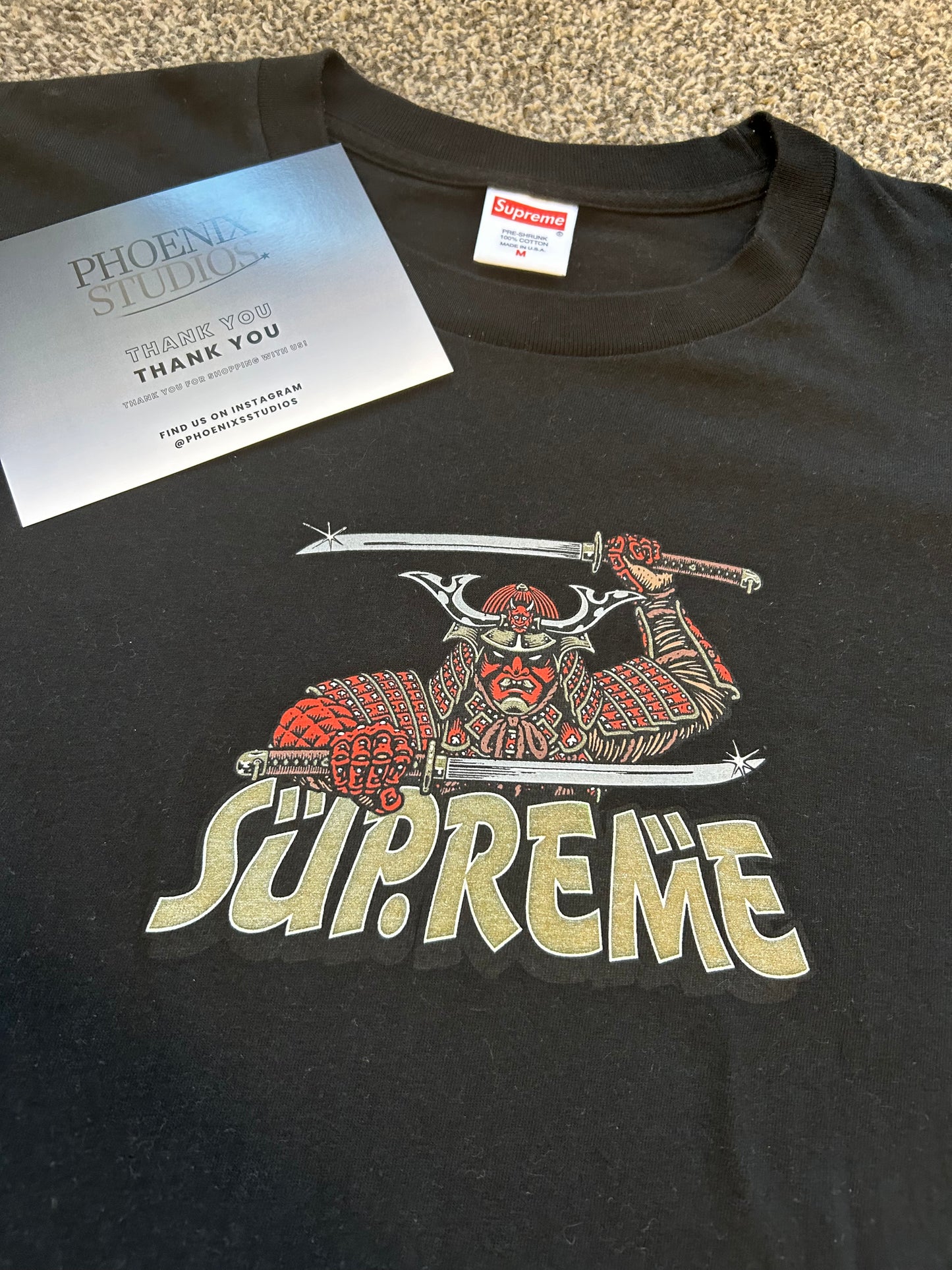 Supreme 'Samurai' t shirt