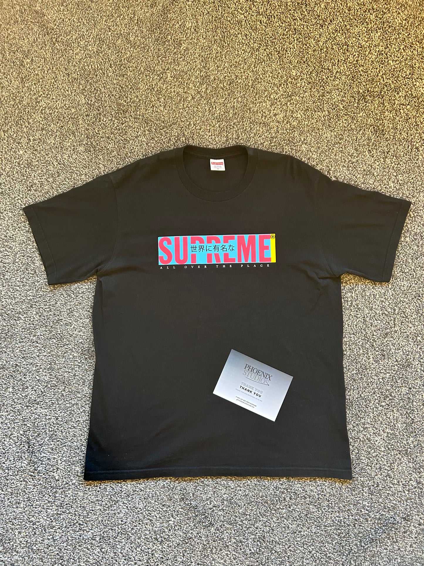 Supreme 'All over the place' t shirt black
