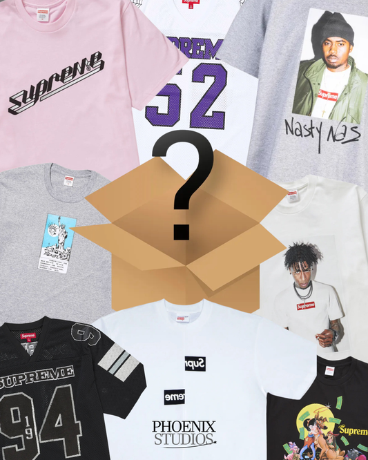 'Supreme t shirt' mystery box