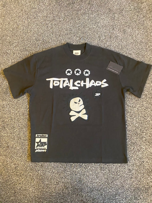 Broken planet 'total chaos' t shirt black