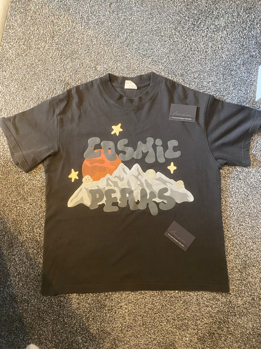 Broken planet 'cosmic peaks' t shirt black